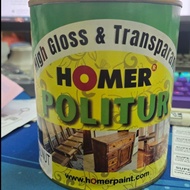 HOMER Politur Pernis Untuk Cat Finishing Kayu High Gloss Transparant Banyak Pilihan