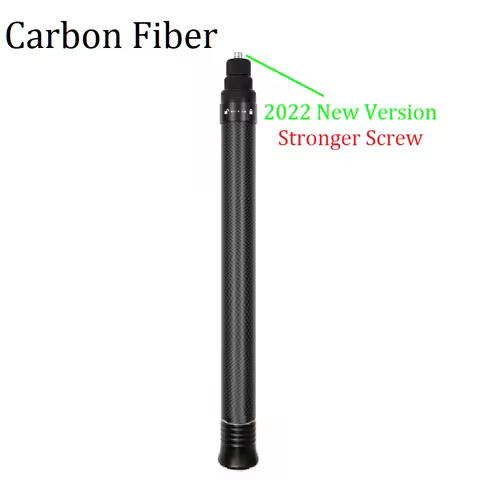 1.5m Ultra-Light Carbon Fiber Invisible Selfie Stick For Insta360 X4 X3 / ONE X2 / ONE RS / R / ONE 