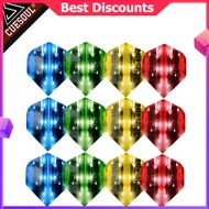 CUESOUL 12PCS Dart Flights Dart Feather Leaves Wings Tail Dart Accessories