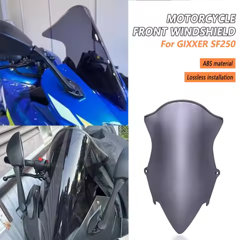 GIXXER 250 SF Windscreen For GIXXER250SF SF250 Windshield Motorcycle Racing Screen Wind Deflector Sp