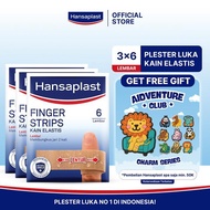 HANSAPLAST Flexible Finger Strips Plaster, 6 Pack, P3K Finger Cloth Plaster - Best Value