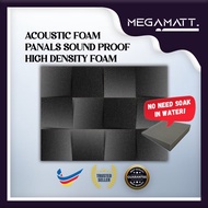 MEGAMATT Soundproof Panel Sound Proof Wall Panel Absorber Acoustic Panel Acoustic Foam Studio Sound 