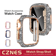 Iwatch Sequin Protective Case Half-Covered Watch Case Shock-resistant Case iwatch8 S9 S7 S6 SE 41mm 45mm 40mm