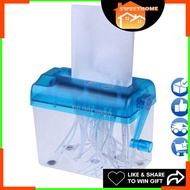 A4 / A6 Paper Shredder Hand Operated Manual Paper Cutter Manual Hand Crank Documents Destroyer Shredder For