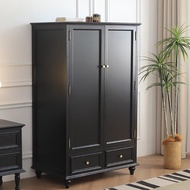 Reliable Build American Solid Wood Wardrobe Household European Small Low Bedroom Cabinet Children's 