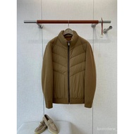 High-End ZEGNA ZEGNA Jenny 2025 Autumn Winter Stitching Down Men's Knitted Jacket Coat