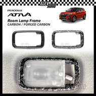 Perodua Ativa Room Lamp Frame Trim Carbon Fiber Black Interior Accessories