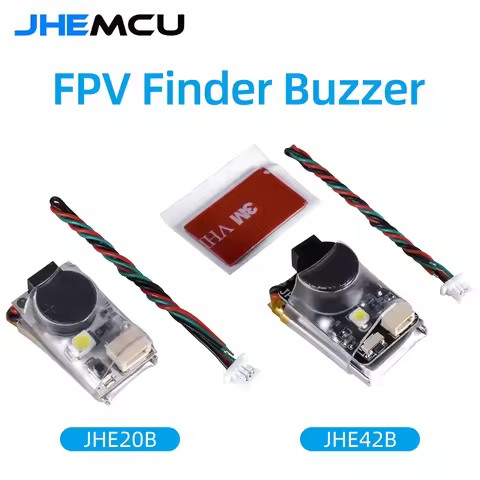 JHEMCU JHE42B/JHE20B Finder Mini 5V Super Loud Anti-lost Buzzer Tracker 110dB w/ LED Buzzer Beeper A