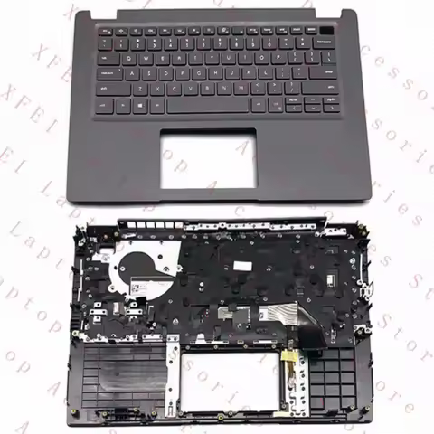 F Palmrest For Dell Latitude 3410 E3410 Keyboard W/Backlit 00MC2P Upper Case Black