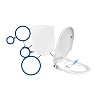 AALTO WIKTORIA MANUAL BIDET SEAT AND COVER V-8900