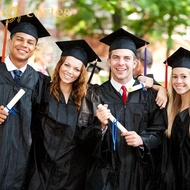 CURTES Graduation Gown - Academic Robe for Conference Ceremony