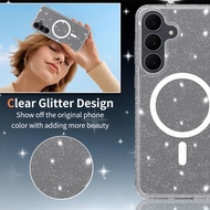 Samsung S26 Series N52 Strong Magnetic Glitter Phone Case  For Samsung S25 FE/Galaxy S25 Ultra/S24 S