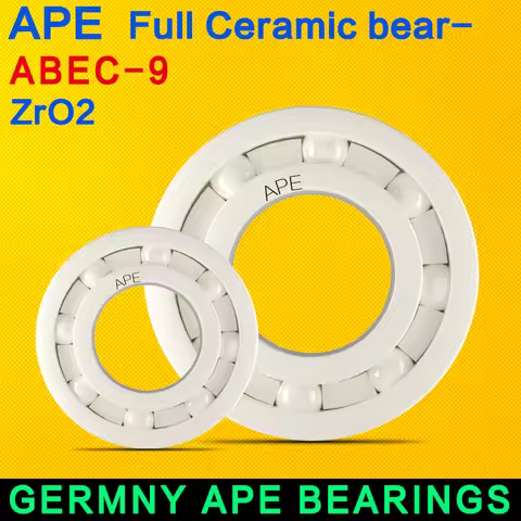 1Pcs Germany APE Full Ceramic Bearing 6900 6901 6902 6903 6904 6905 6906 -2RS ABEC-9 ZrO2 All Zircon