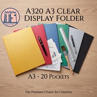 A3 CLEAR HOLDER FILE /POCKET CLEAR FILE/Clear Book / Clear Holder /Display Book/Document File / Plas