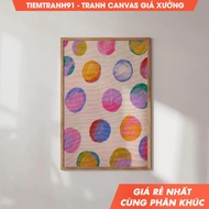 Wall Painting, Dots Painting, Colorful, Abstract, Acrylic Art, Printable Art, Living Room Print, com