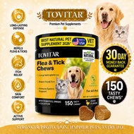Tovitar® Pet flea and tick chewing cat and dog prevention support long-lasting protection