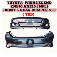 🇯🇵🇯🇵 Bumper Toyota Wish Legend ZNE10 03-08 Front Rear Bumper Set ( TRD )/ Bumper Depan Belakang