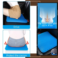 Bantal Jok Mobil Sopir Anti Panas Bantal Dudukan Jok Mobil Supir Silikon Jel Bantalan Kursi Kerja