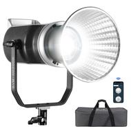 GVM 200W LED Video Light, 5600K Continuous Output Lighting LED COB Light with DMX/Bluetooth App Cont