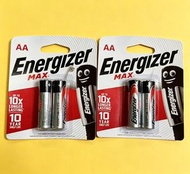 A20- (2粒卡裝 x5) 鹼性電芯／AA 電池／AM3 電池／2A 電池 一次性電池 環保無汞 5 號電池 最佳 10 年保存期限