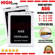 Baterai Battery HighQuality For Compatible Evercoss Cross A66 Hp Jadul Batre