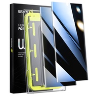 WSKEN 2 ชิ้น ฟิล์มกระจก Samsung Galaxy S25Ultra เต็มจอ ใส ซัมซุง S24Ultra HD ฟิล์ม S25Plus/S24Plus/S