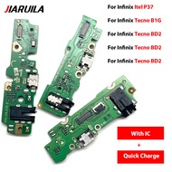 USB Charging Port Board Flex Cable For Itel P33 Plus P37 Tecno B1G BD2 BD3 CA6 CA7 K7 KF6