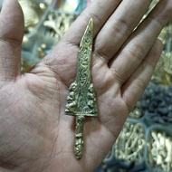 barang antik Miniature nogo kembar kuningan