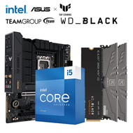【重磅價】Intel【14核】Core i5-13600KF+華碩 TUF GAMING B760M-PLUS WIFI D4+十銓 T-CREATE EXPERT DDR4-3200 16G*2+WD_BLACK SN850X 1TB