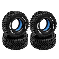 4pcs 1.3" 65mm Rubber Crawler Tire Wheel Tyre for 1/18 1/24 FCX24 FCX24M TRX4M SCX24 AX24 RC Car