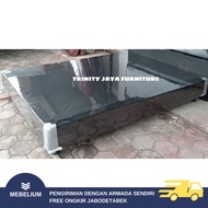 Dipan Saja Tanpa Sandaran + kaki tinggal taruh kasur Kayu Solid Mahoni [Mebelium]