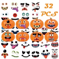 现货速发CM   万圣节贴纸 南瓜表情贴纸  DIY贴纸CM Halloween Sticker Pumpkin Emoji