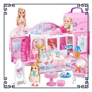 Toy castle Doll House/Children Toys Girls Story Villa DIY Birthday Gifts Assembled Girls Toys.....