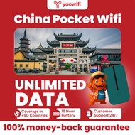 Yoowifi China Unlimited data Pocket Wifi hotspot Rental Travel Wifi Mobile hotspot