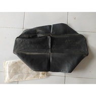 New Suzuki GP100 GP125 leather seat Cover, old stock