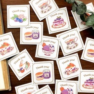 Thank you 貼紙 藍莓 貼紙35枚入 藍莓