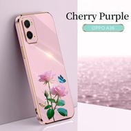 Phone Case For OPPO A57 A57S A57E A77 A77S Flowers Creative Casing