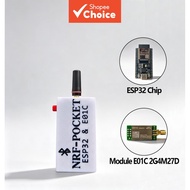 New ESP32 + NRF24L01 (E01C-2G4M27D) Development Kit, Upgraded Antenna Bluetooth Signal Blocker Type 