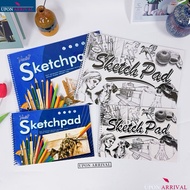 VANDA BIG & SMALL Spiral Sketch Pad 20sheets Drawing Pad Size 6" x 9" & 9" x 12" Stationery Quality