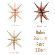 22-inch RETRO STARBURST Balloon
