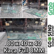 Ready Aquarium Kaca 80x40x40 Full 8MM