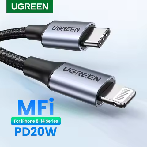 Ugreen MFI PD20W USB C To Lightning Cable Fast Charging For iPhone 14 13 12 11 xs Apple ipad Charger