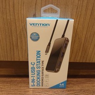 門市全新現貨‼️ Vention 5合1 USB-C Docking Station USB HUB［TFBHB］