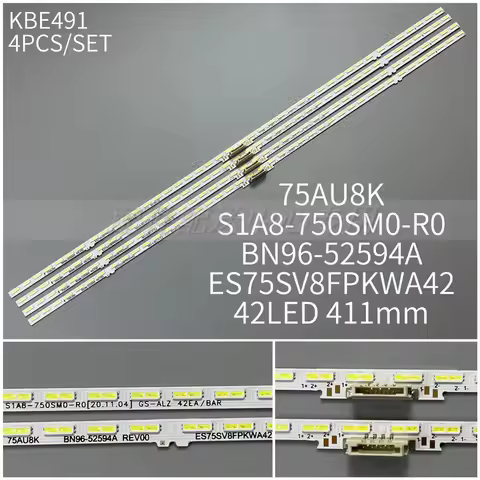 LED Strip For Samsung UE75AU9070U UN75AU8200 UN75AU8000FXZA UN75AU8000 UA75AU8000 UE75AU8000 UE75AU9