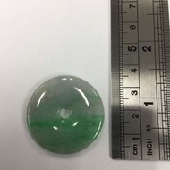 A貨翡翠花青玉扣no4