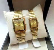 CITIZEN WATCH COUPLE WATCH SILVER WATCH 2 TONE WATCH GOLD PLATED WATCH