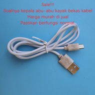 Kabel data micro USB charger 1m untuk Handphone HP CCTV IP kamera Charger