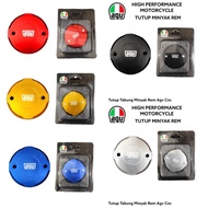 AGV Premium FULL CNC Brake Fluid Tank Cover for large tubes