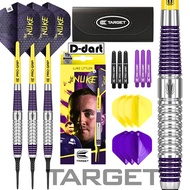 TARGET SOFT TIP DARTS - 19G TEAM PRO LOADOUT LUKE LITTLER BRASS SOFT DARTS (ARROW DART LEMBUT)