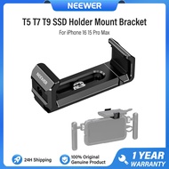 NEEWER SSD Holder Mount with Cold Shoe for Samsung T5 T7 T9 SSD Clamp Compatible with Neewer Smallri